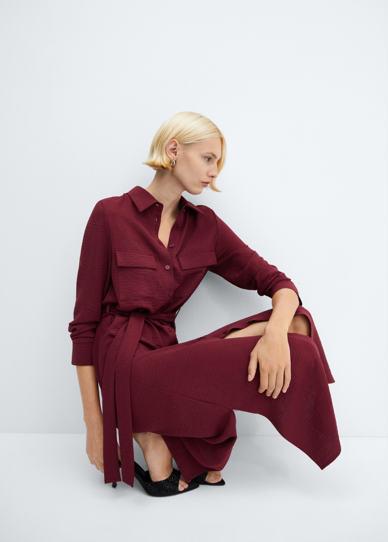 Robe chemisier nœud - Détail de l'article 2