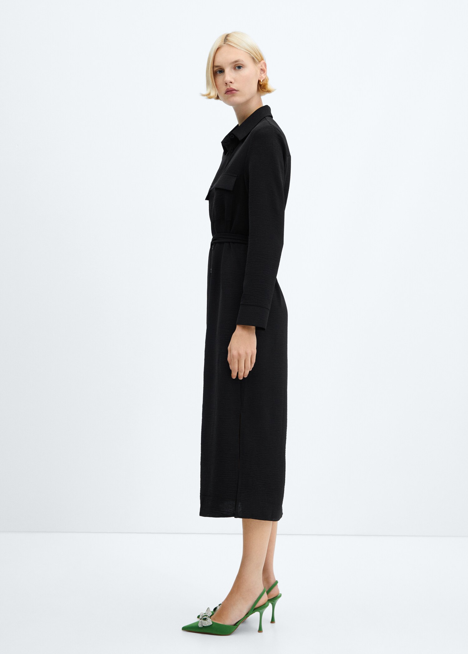 Robe chemisier nœud - Détail de l'article 6