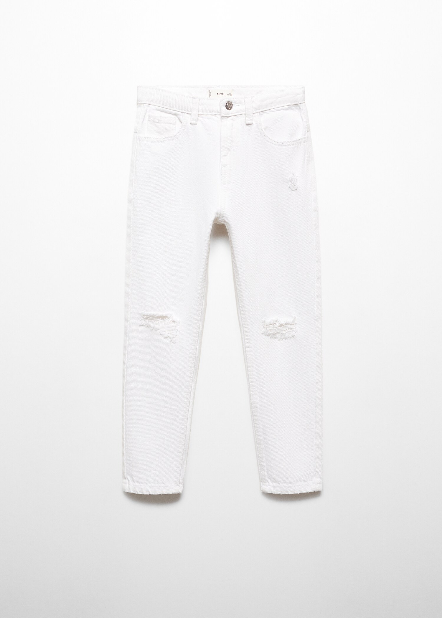 Dad decorative ripped jeans - Article without model