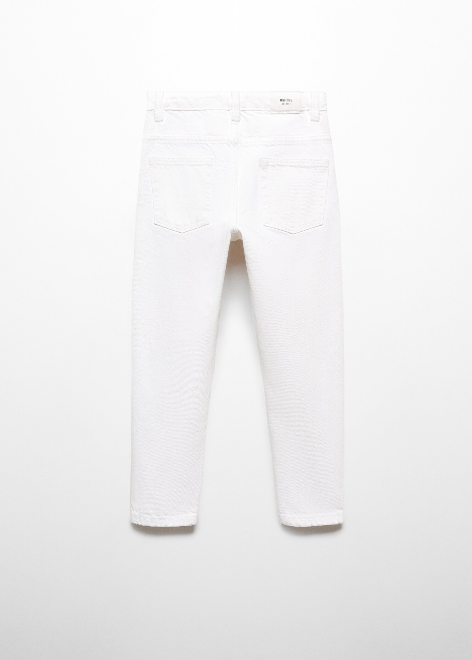 Dad decorative ripped jeans - Reverse of the article