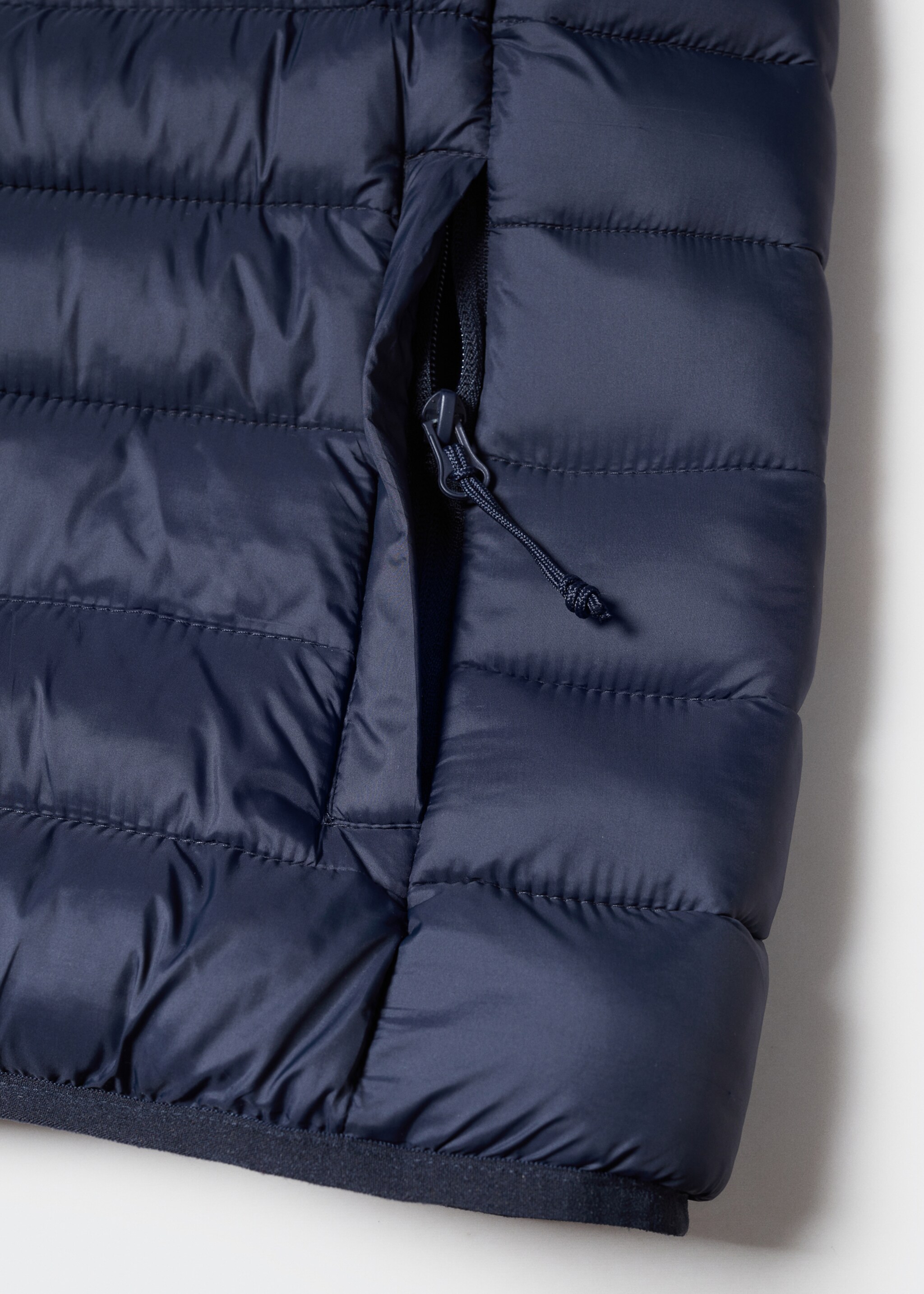 Anorak acolchado cremallera - Detalle del artículo 8, Azul marino. Ref: 67090676-00.