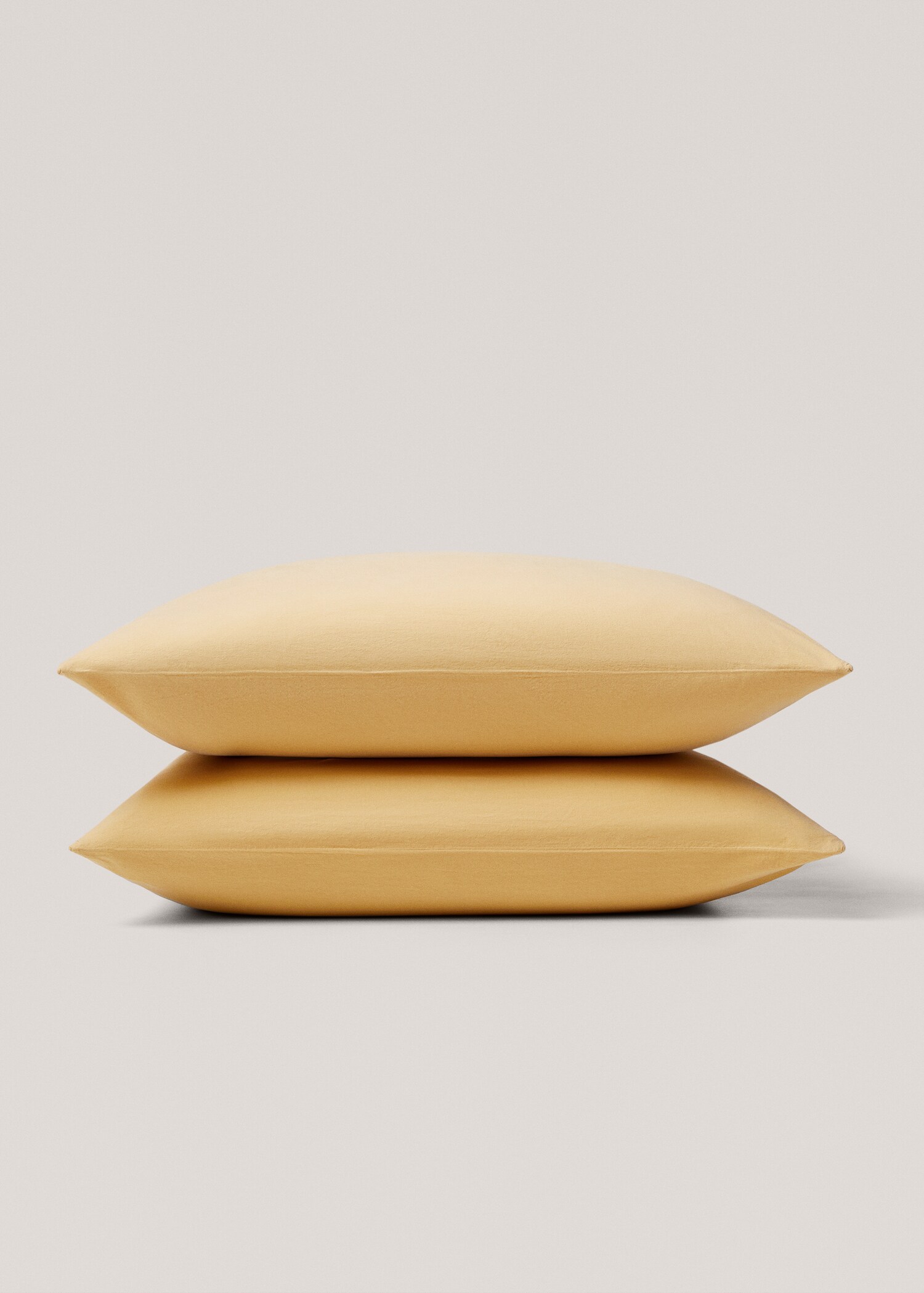 Washed cotton pillow case 60x60cm (Pack of two) - Details of the article 2