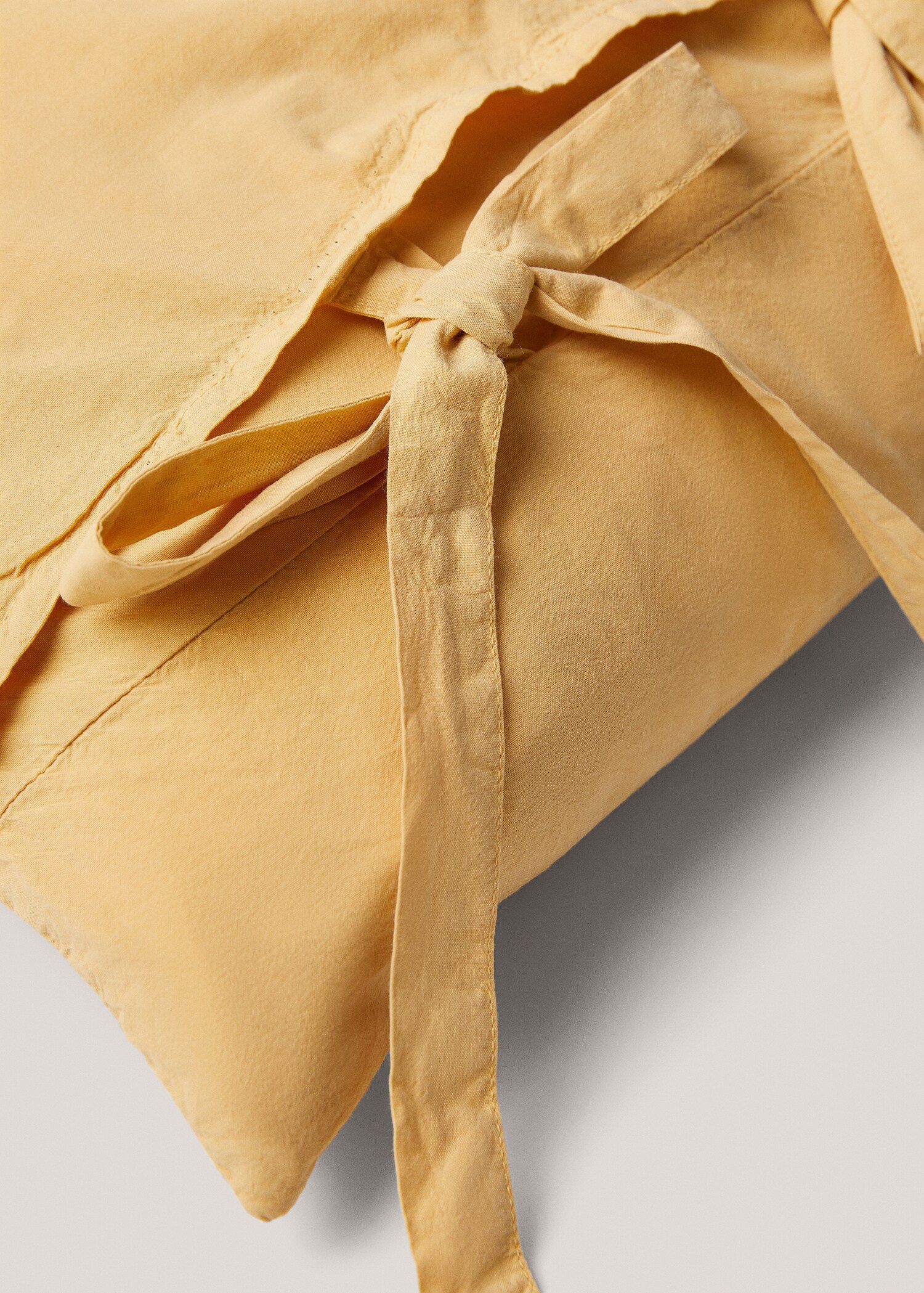 Washed cotton pillow case 60x60cm (Pack of two) - Details of the article 3