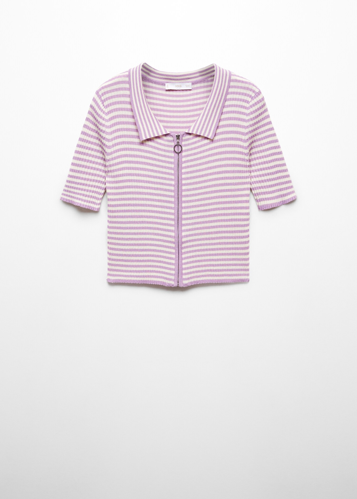 Polo cremallera rayas - Artículo sin modelo