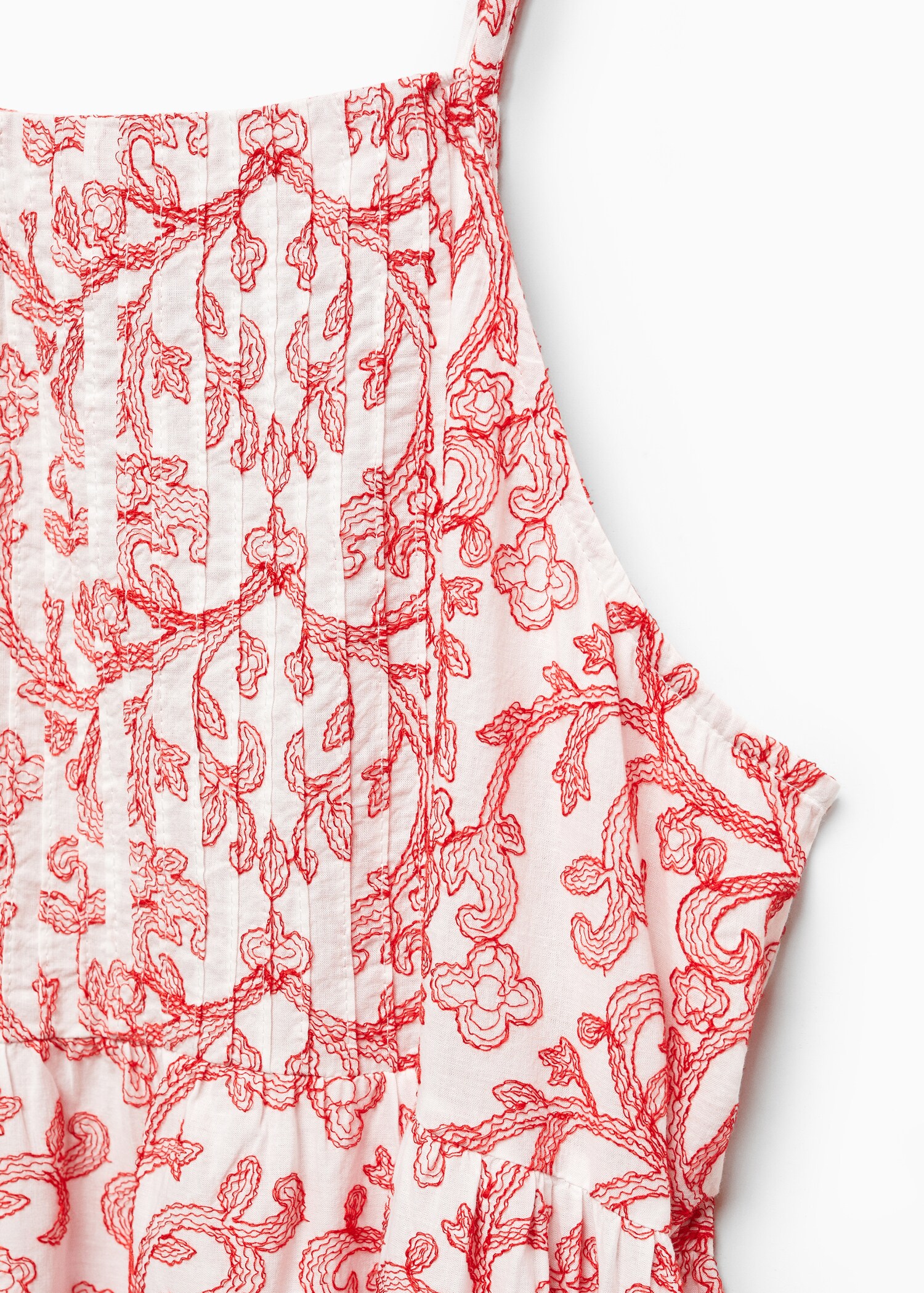 Embroidered cotton dress - Details of the article 8