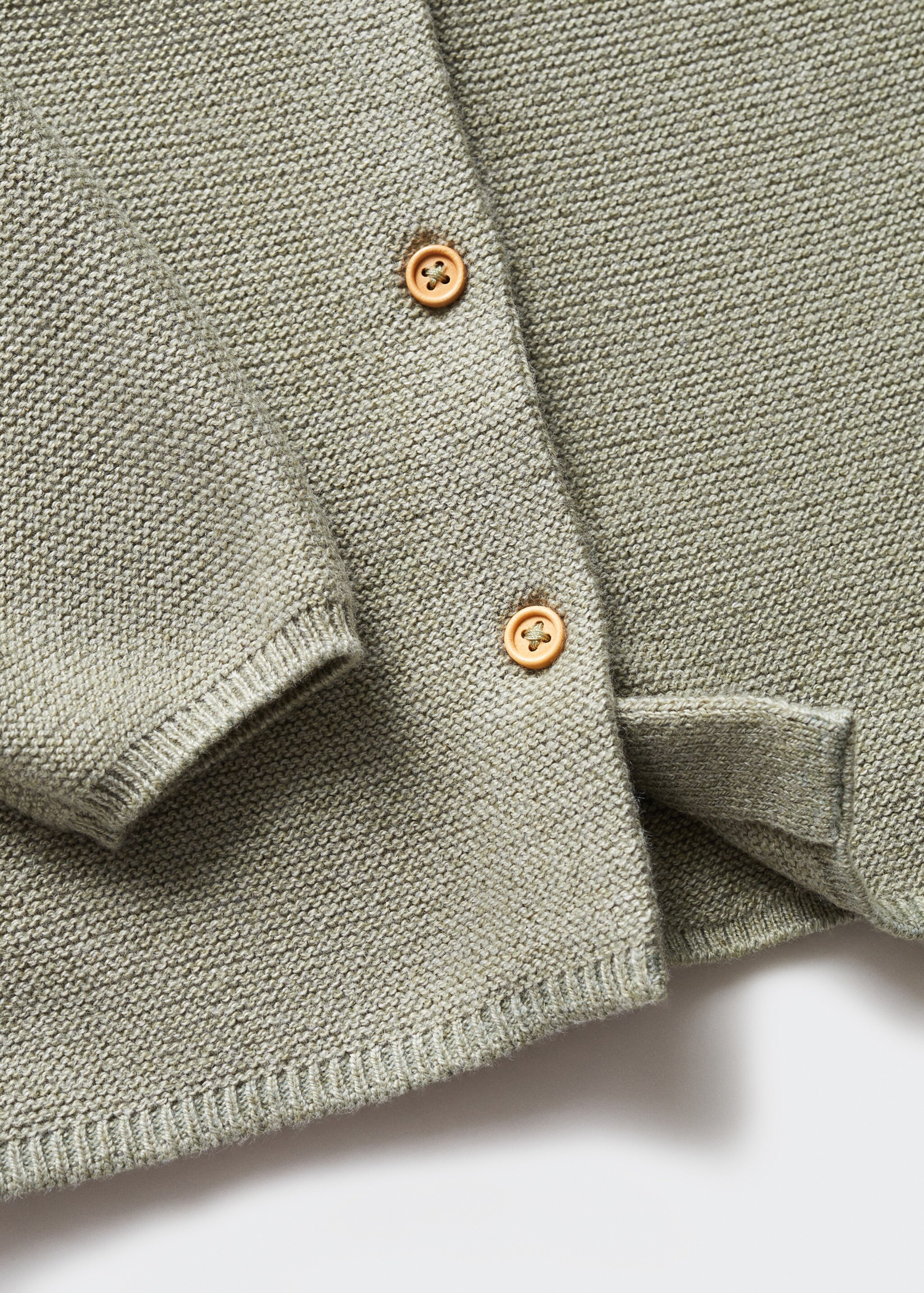Button knit cardigan - Details of the article 0, Green. Ref: 67092532-00.
