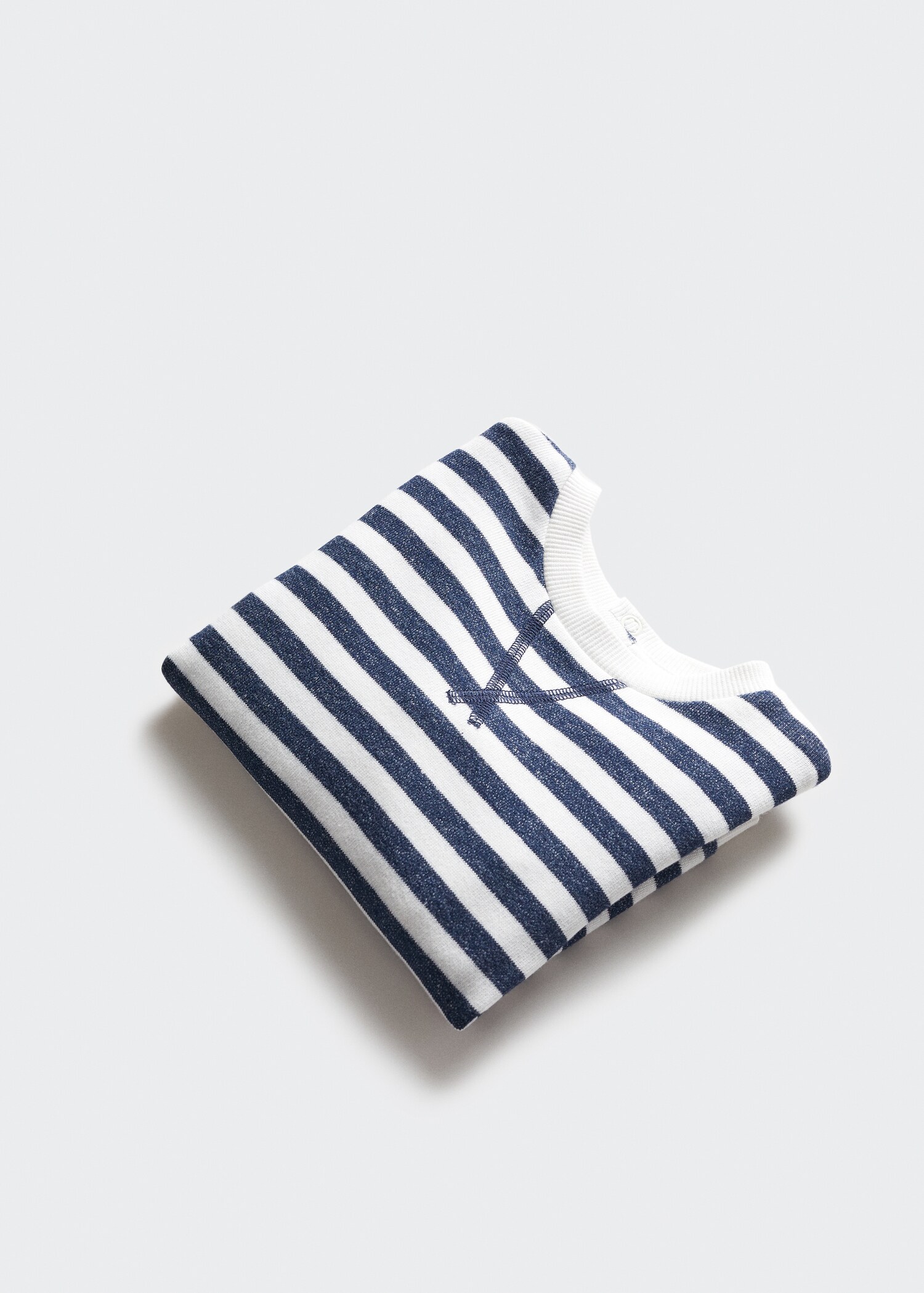 Gestreiftes Baumwoll-Sweatshirt - Detail des Artikels 0