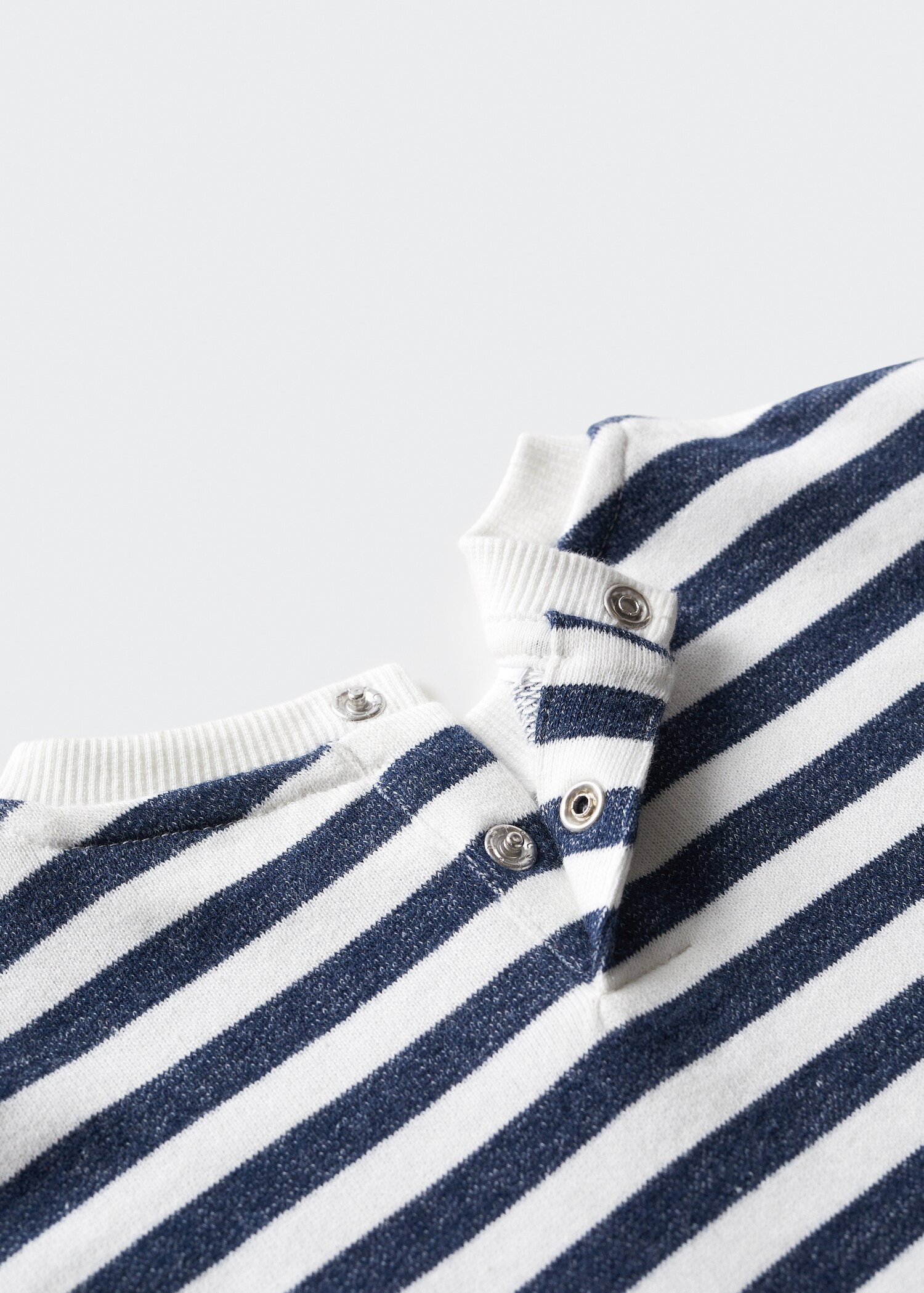 Gestreiftes Baumwoll-Sweatshirt - Detail des Artikels 8