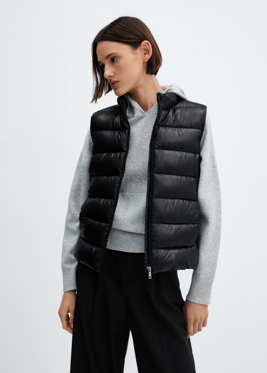 Light quilted vest on sale