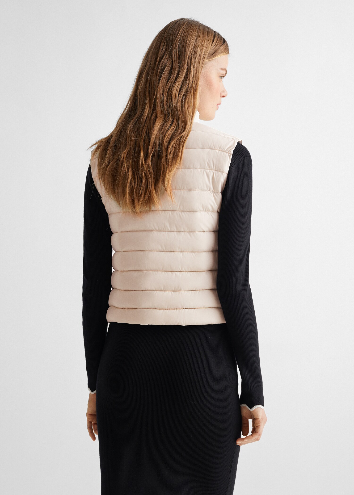 Quilted gilet - Reverse of the article