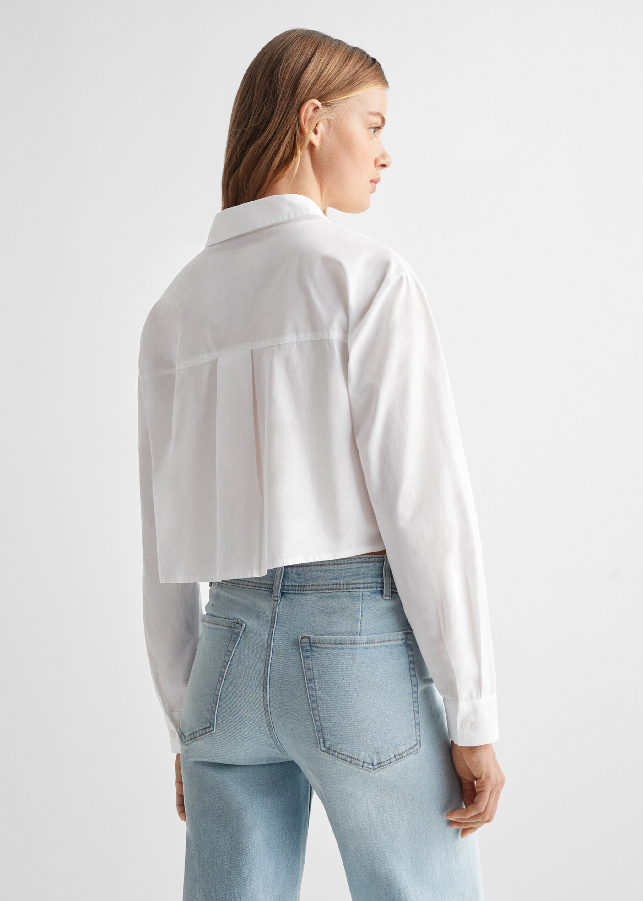 Camicia crop bottoni - Retro dell'articolo