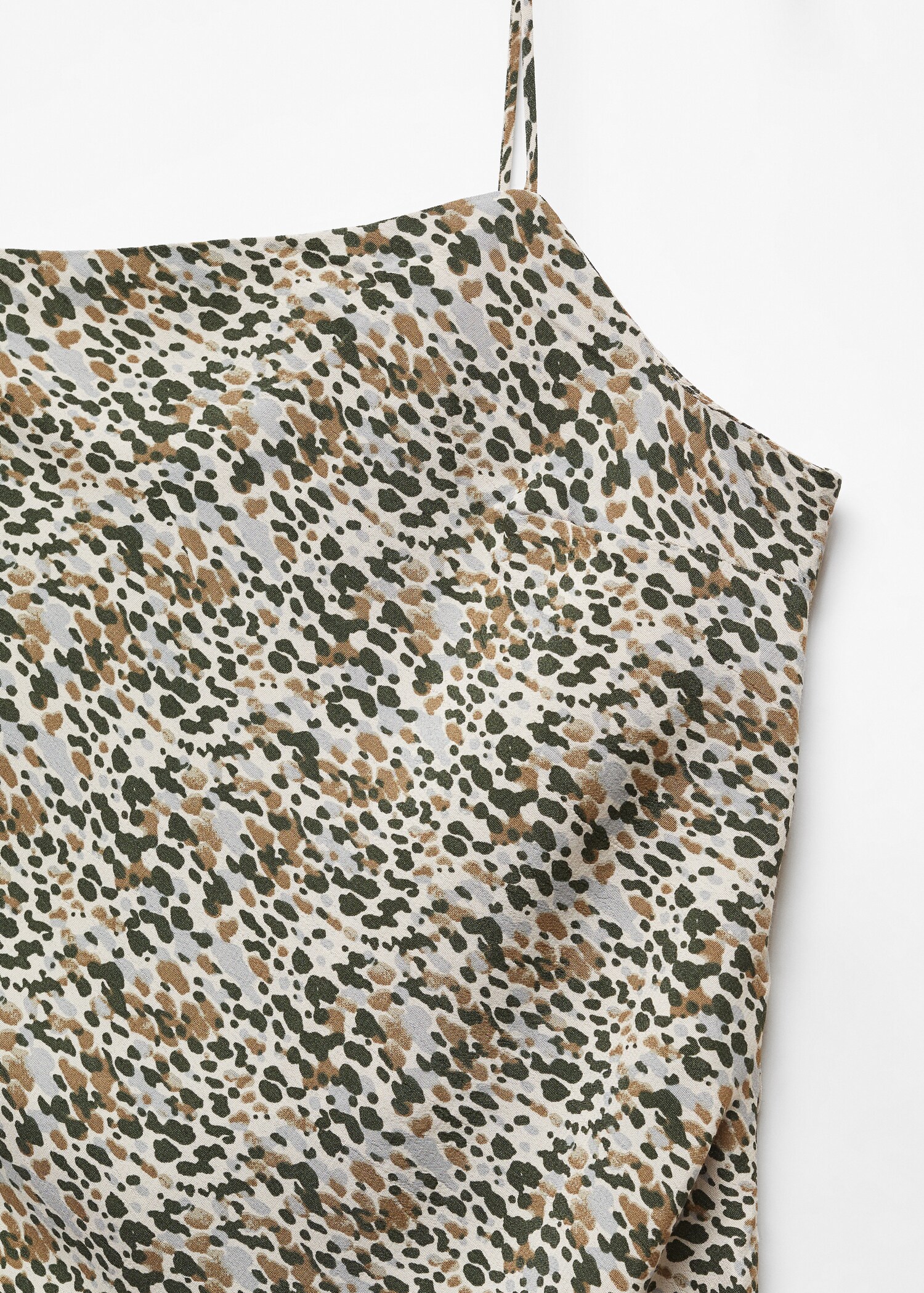 Long printed dress - Details of the article 8