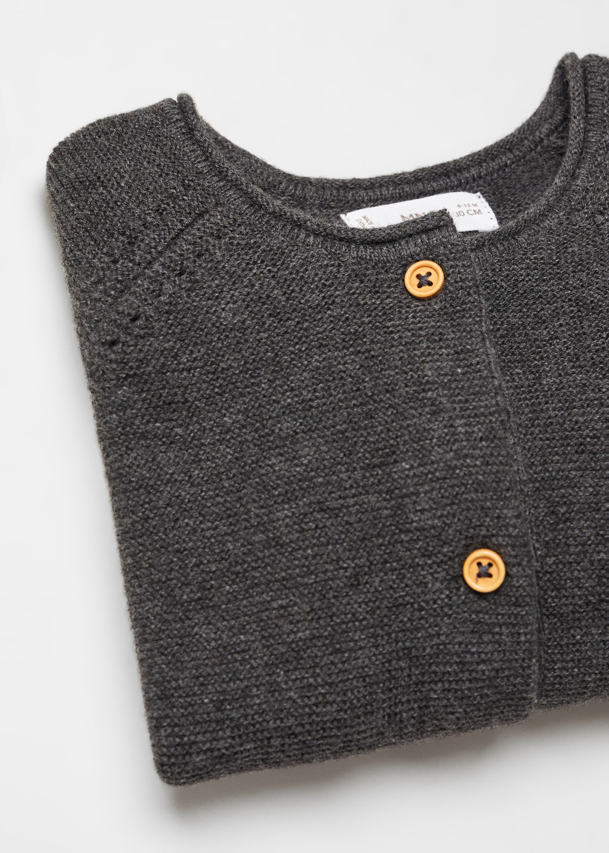 Cotton-blend cardigan - Details of the article 0