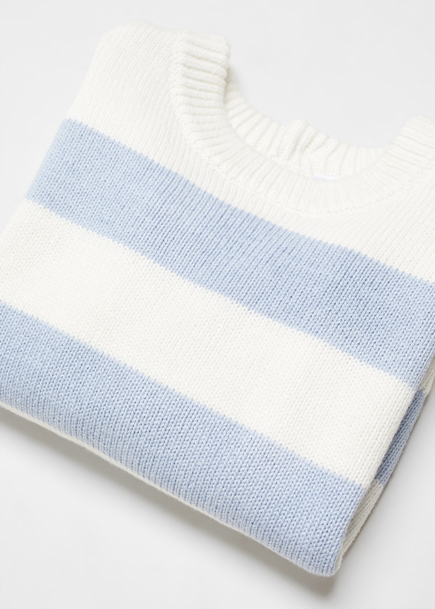 Striped cotton-blend sweater - Details of the article 8