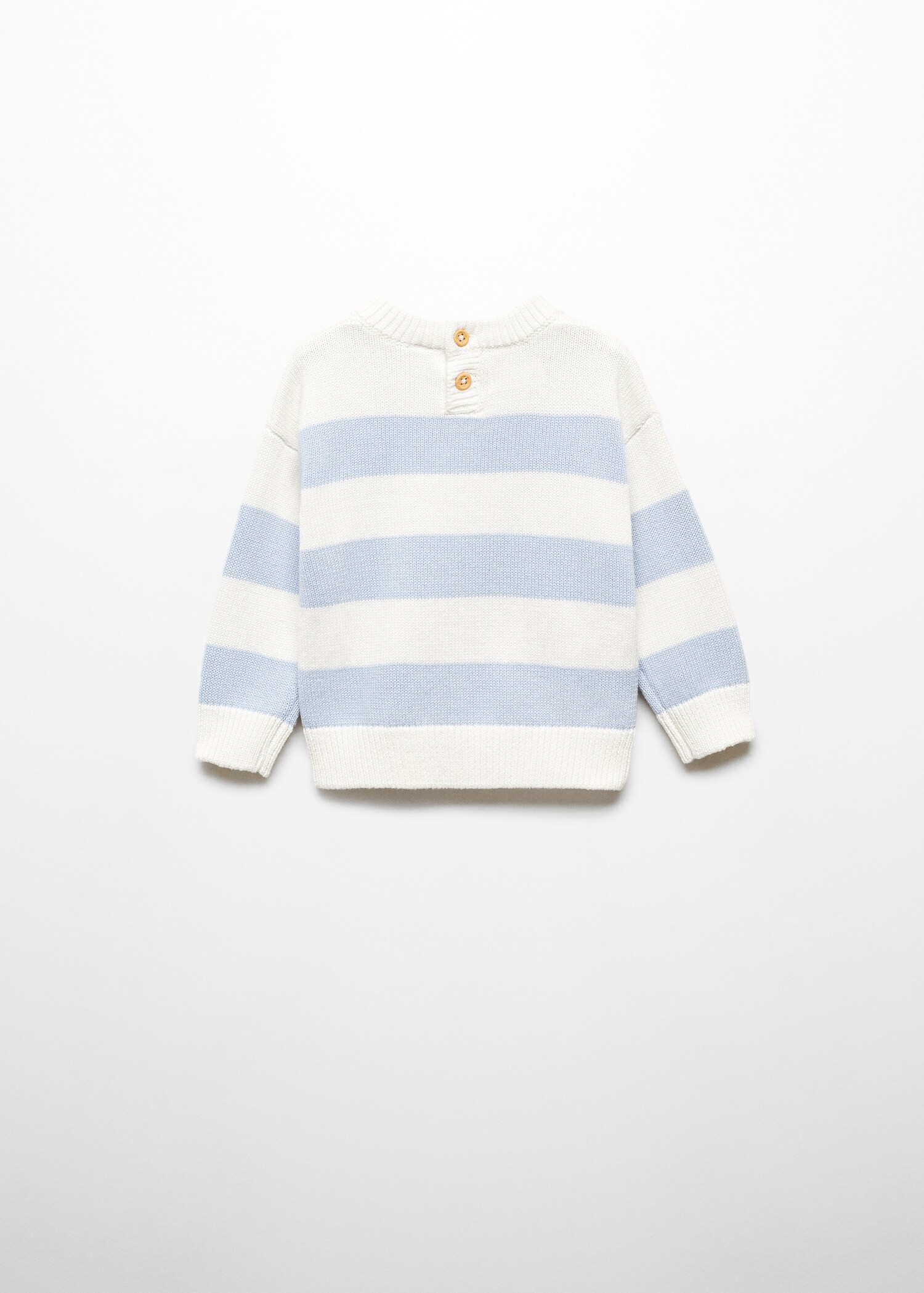 Striped cotton-blend sweater - Reverse of the article