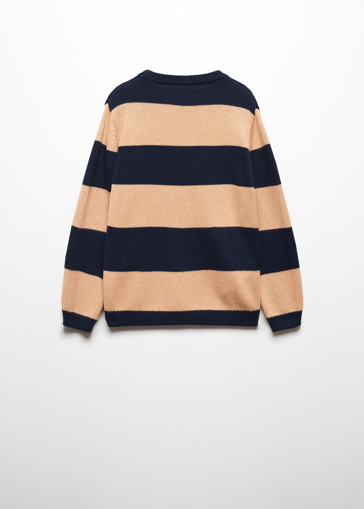 Knit cotton sweater - Reverse of the article