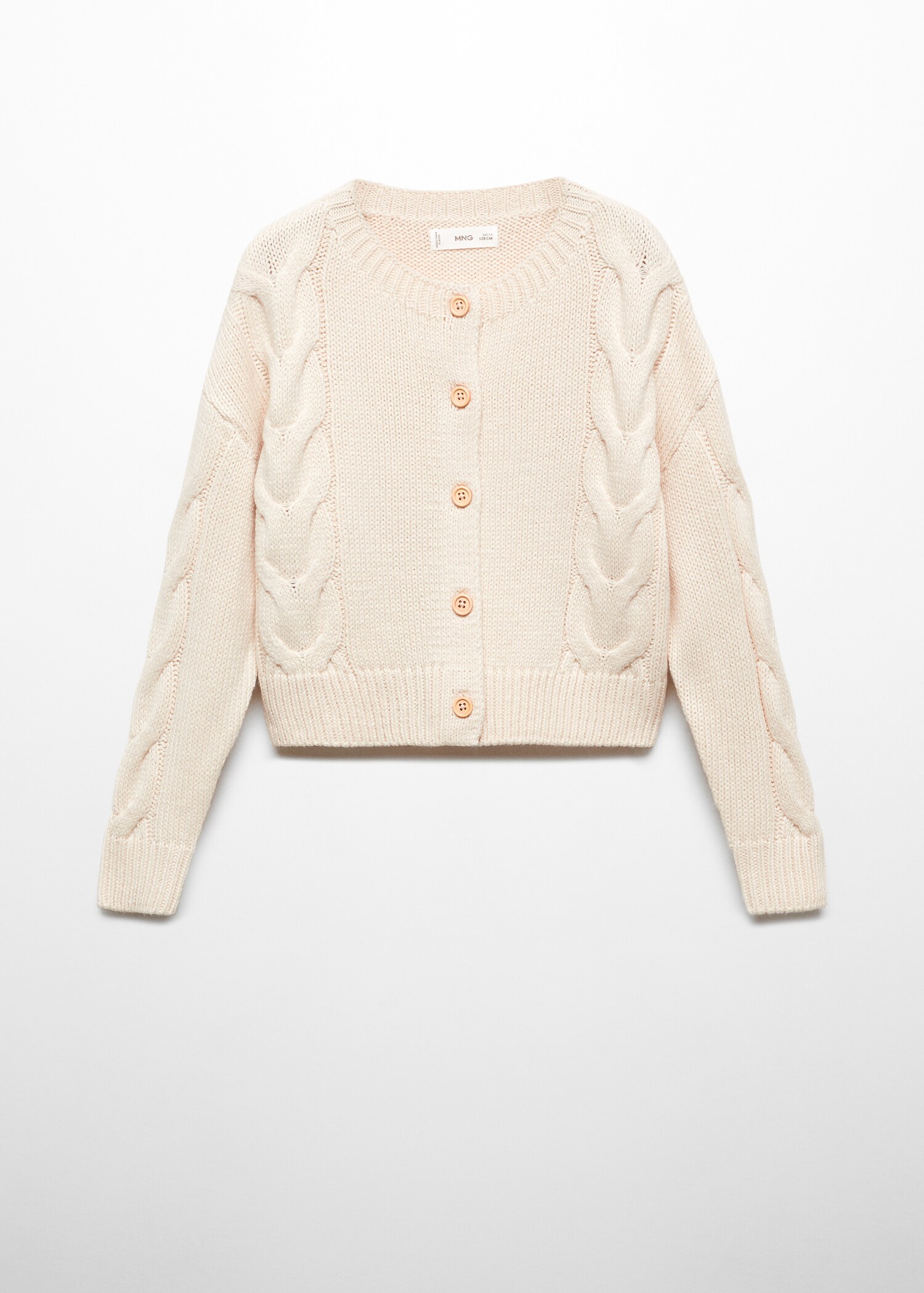 Cardigan mit Zopfmuster - Artikel ohne Model