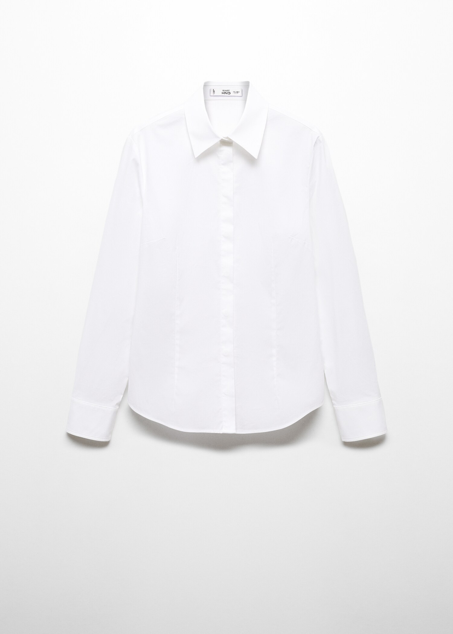 Fitted cotton shirt - Article without model