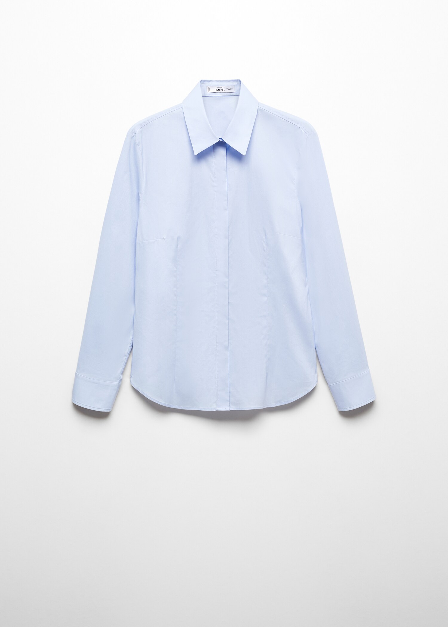 Fitted cotton shirt - Article without model