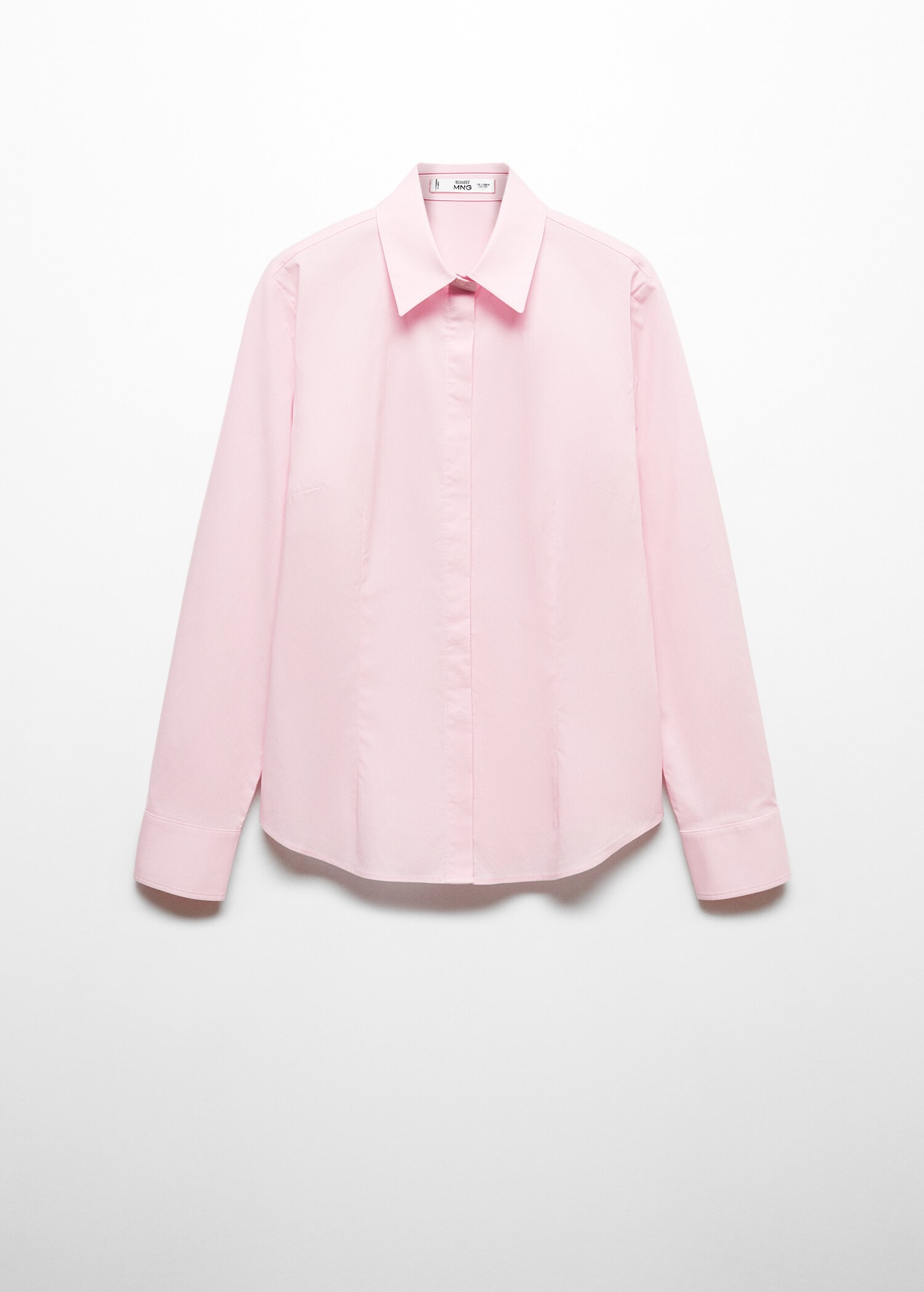 Fitted cotton shirt - Article without model