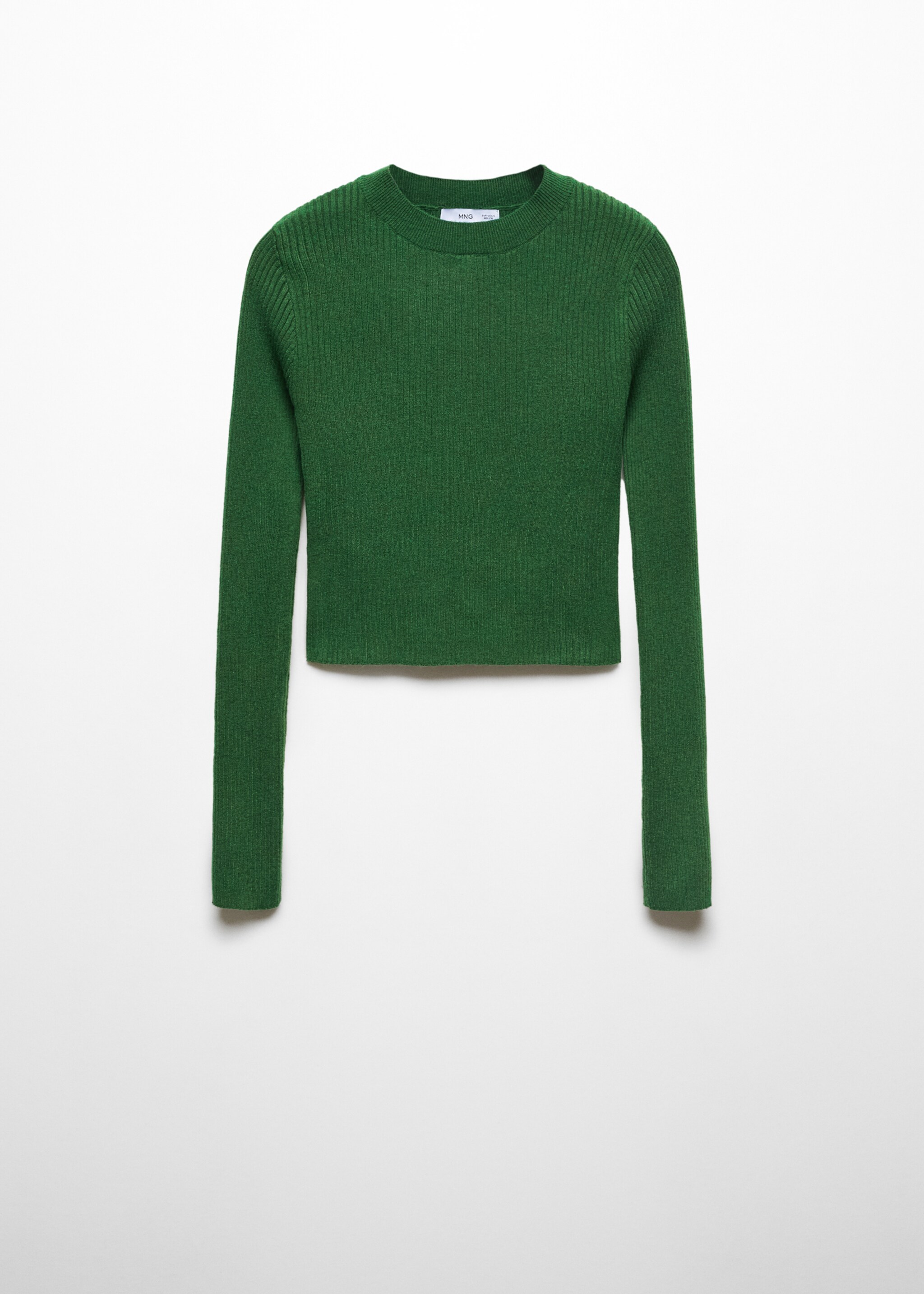 Pull-over maille côtelée col rond - Article sans modèle