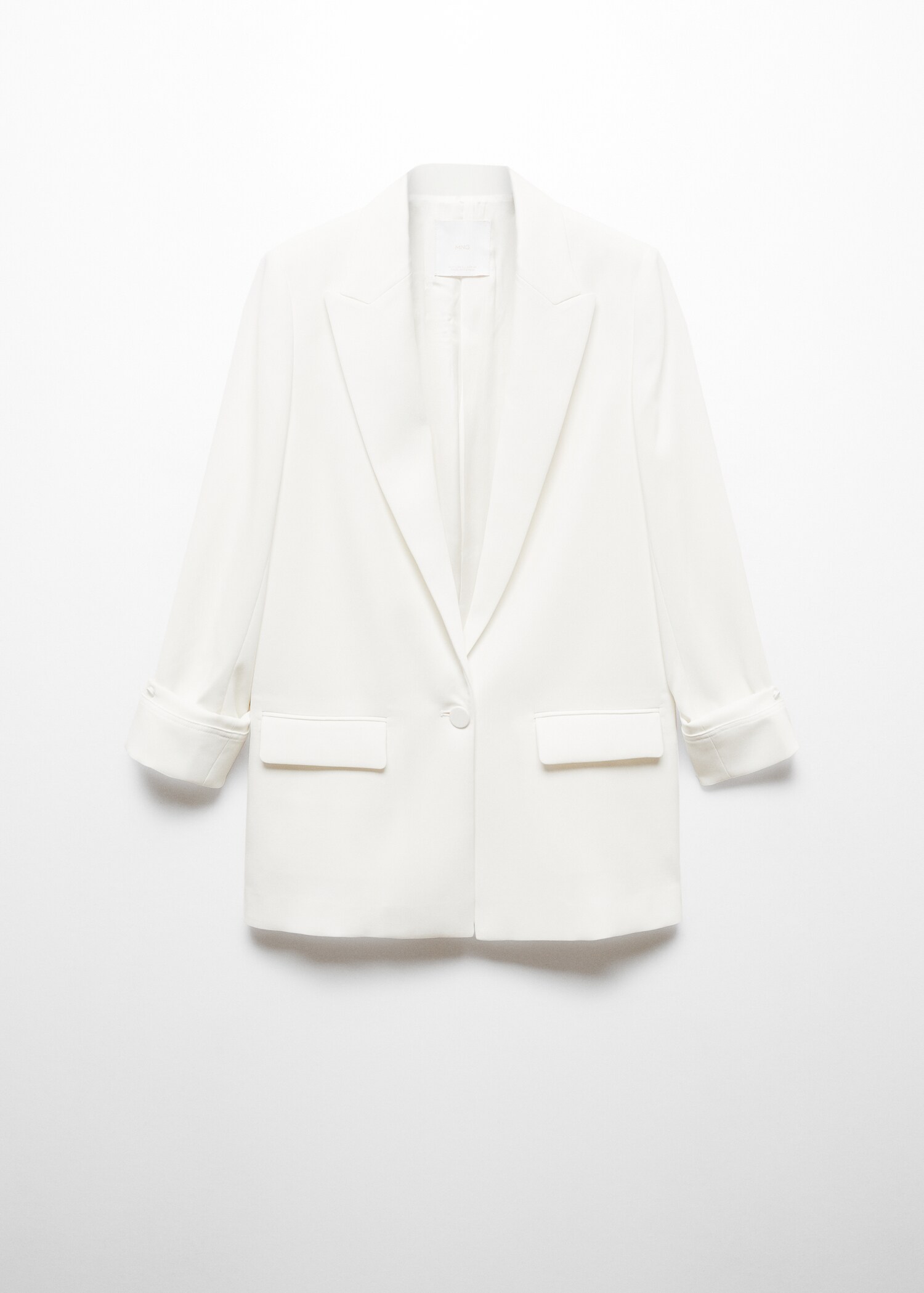 Tailored jacket with turn-down sleeves - Article without model