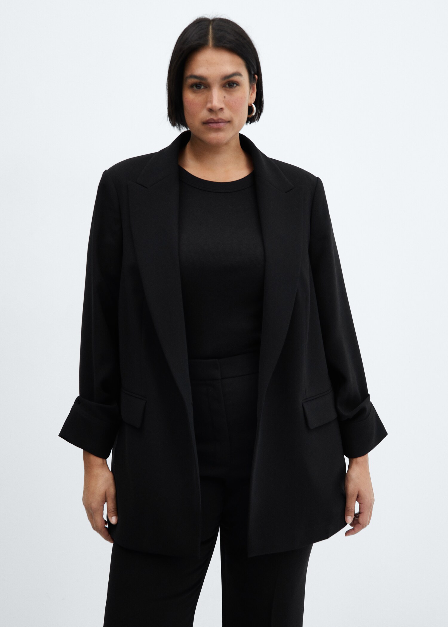 Tailored jacket with turn-down sleeves - Details of the article 5