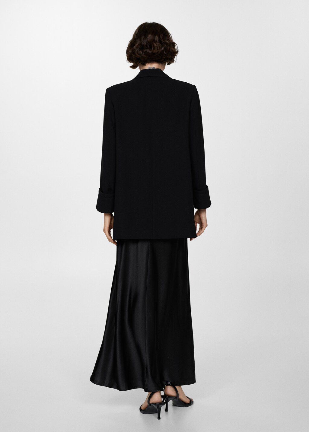 Tailored jacket with turn-down sleeves - Women | MANGO