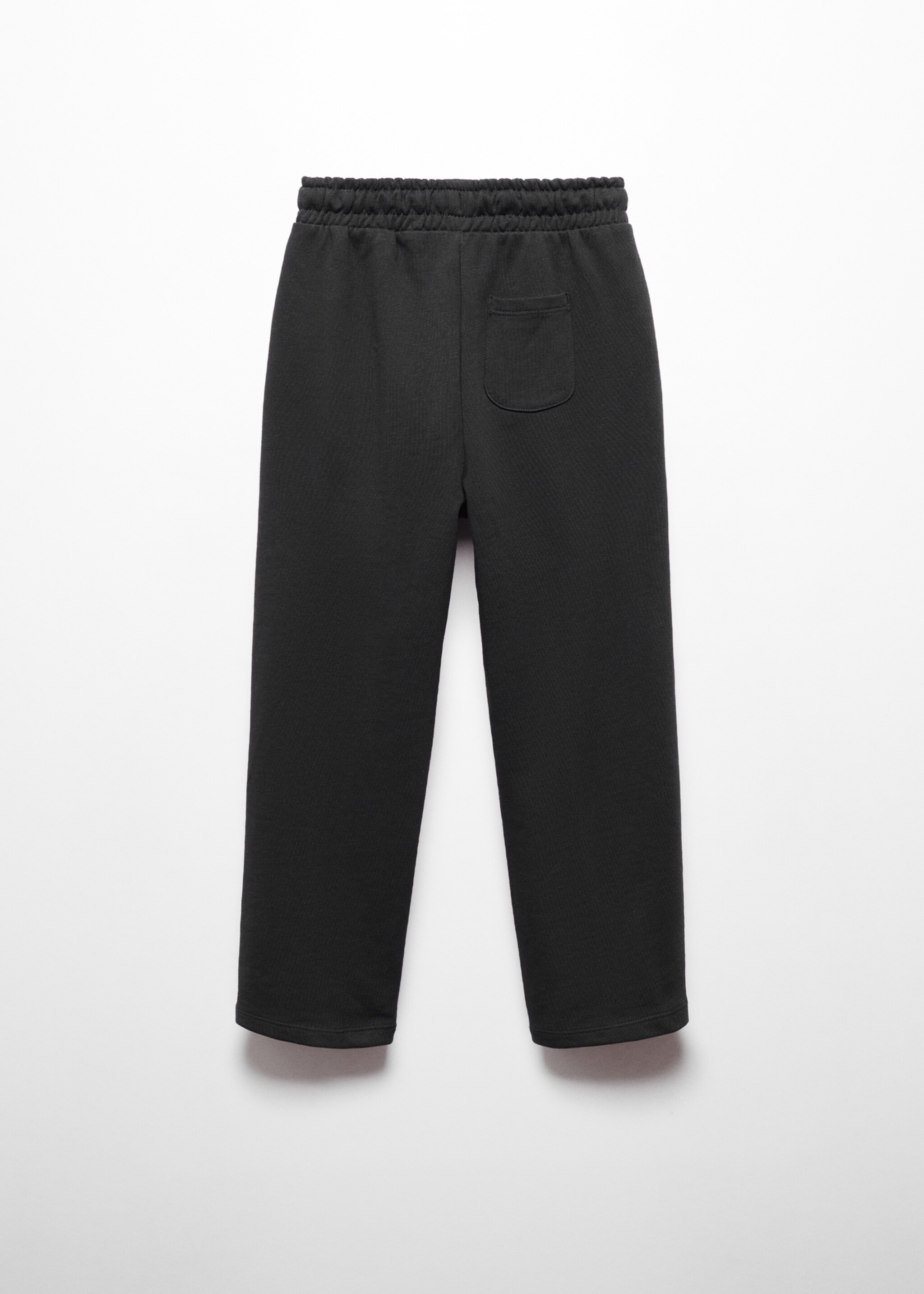 Elastic waist cotton trousers - Reverse of the article