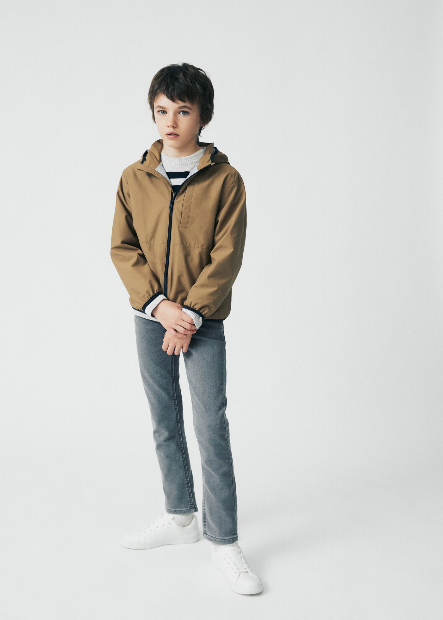 Hooded water-repellent parka - Details of the article 5