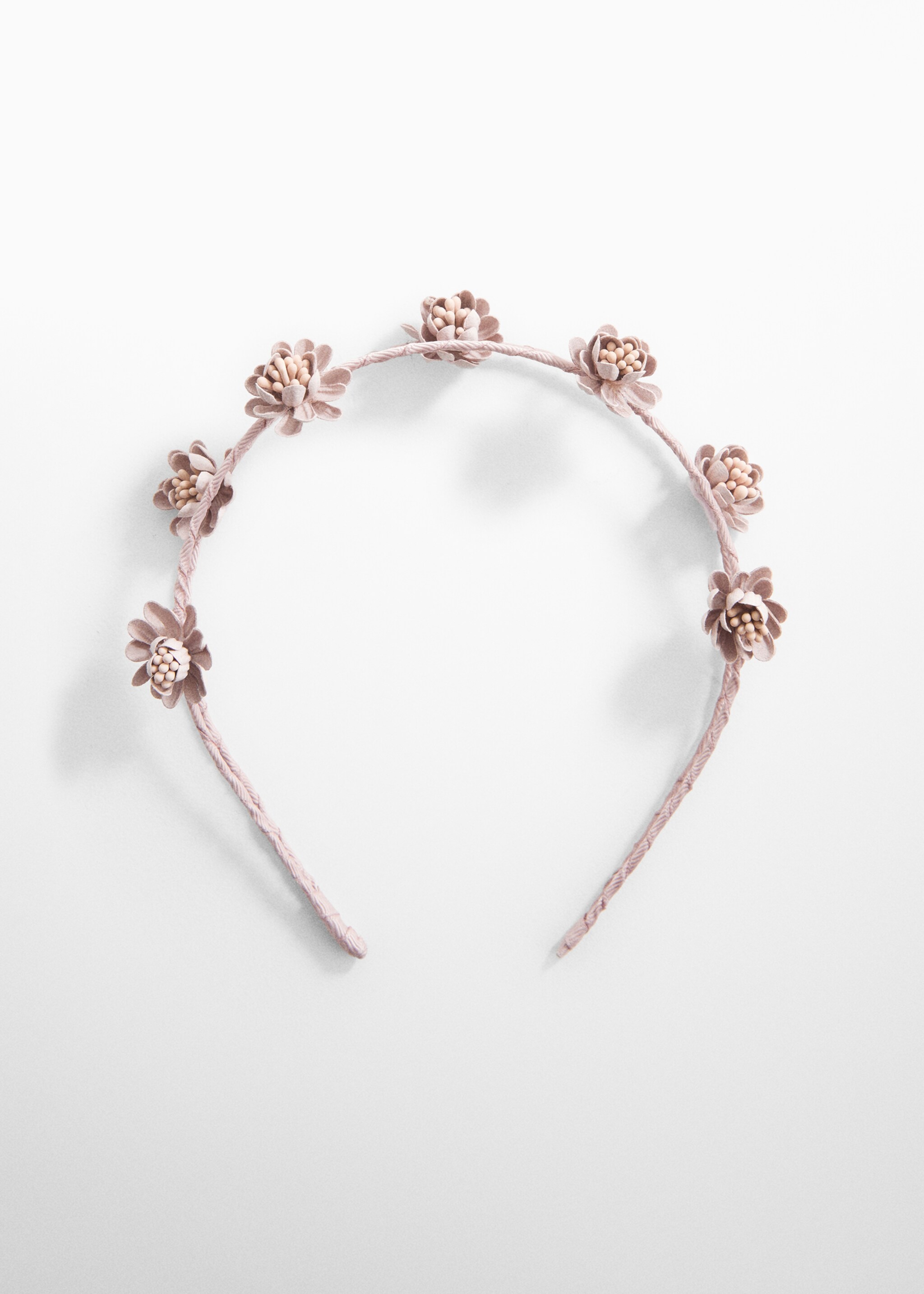 Headband with embossed flowers - Article without model