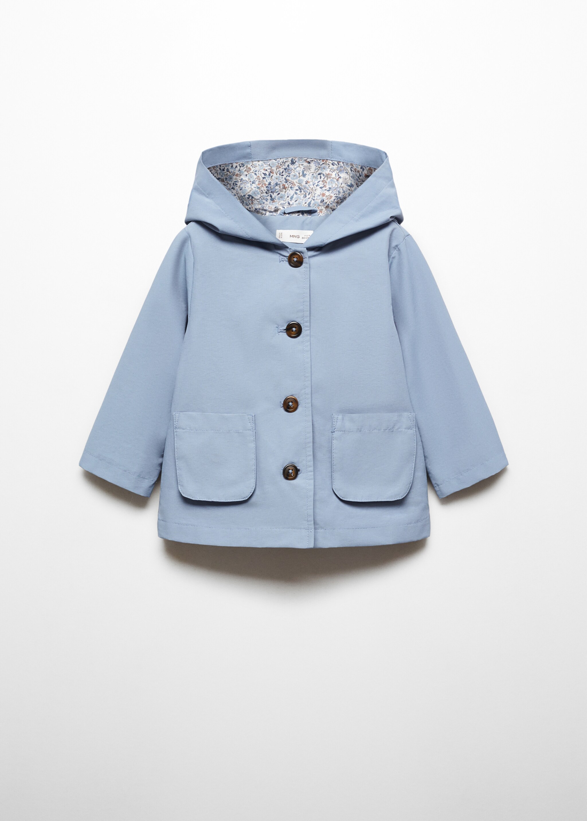 Buttoned cotton jacket - Article without model