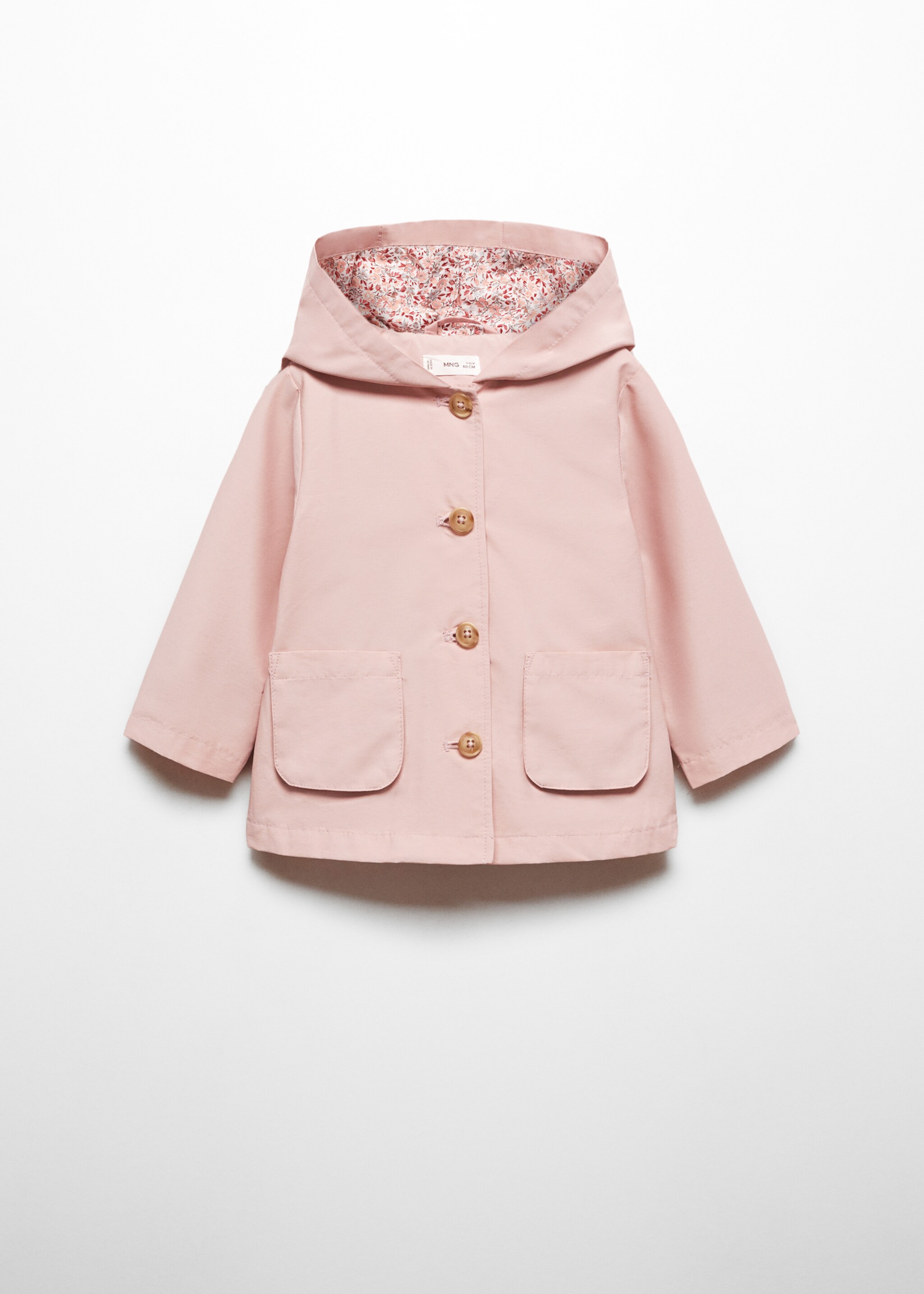 Buttoned cotton jacket - Article without model