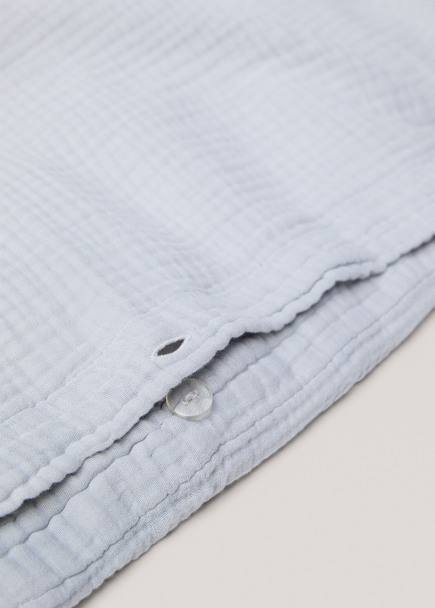 Cotton gauze duvet cover queen bed - Details of the article 3