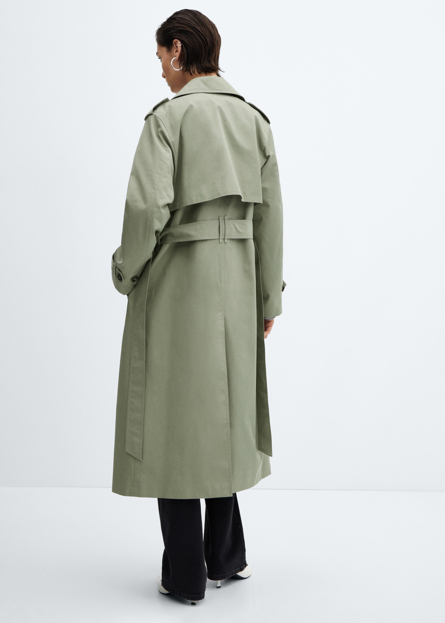 Trench doble botonadura - Reverso del artículo