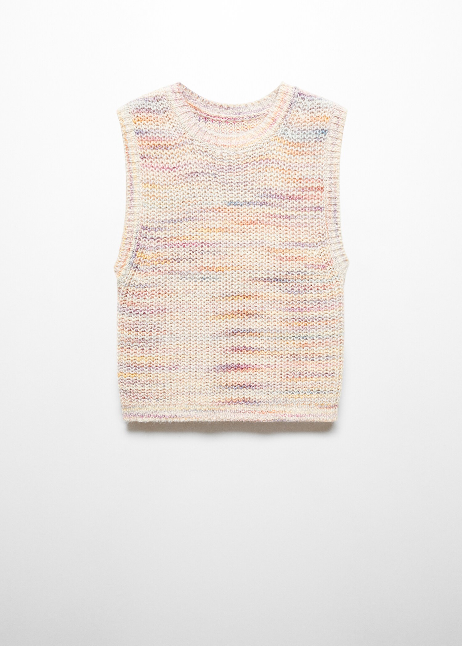 Gilet point multicolore - Article sans modèle