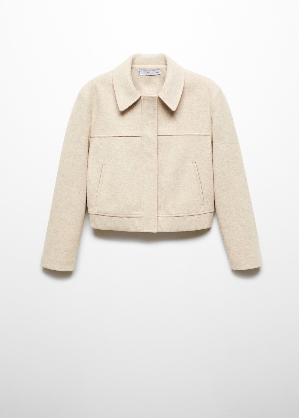 Zipper decorative seams jacket - Women | MANGO OUTLET USA Zipper decorative seams jacket - Women | MANGO OUTLET USA