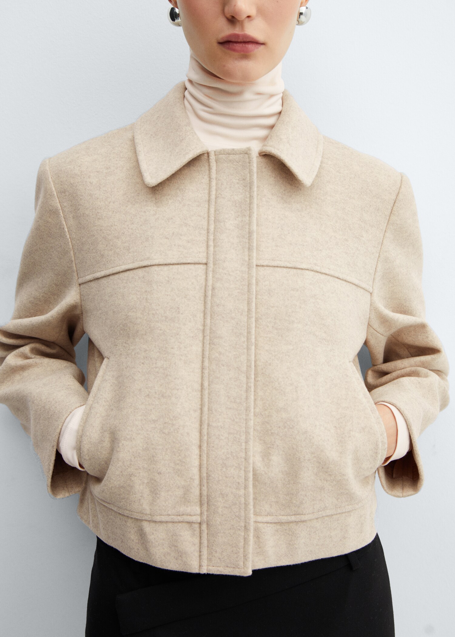 Zip-Jacke mit Ziernähten - Detail des Artikels 6