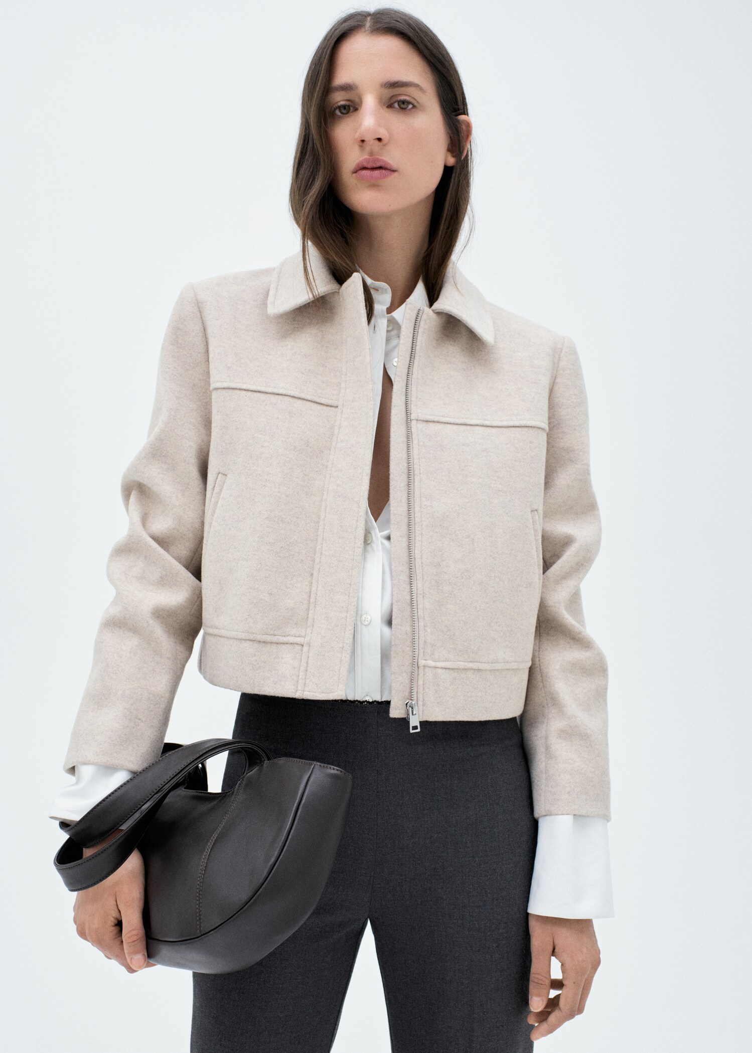 Zip-Jacke mit Ziernähten - Detail des Artikels 7