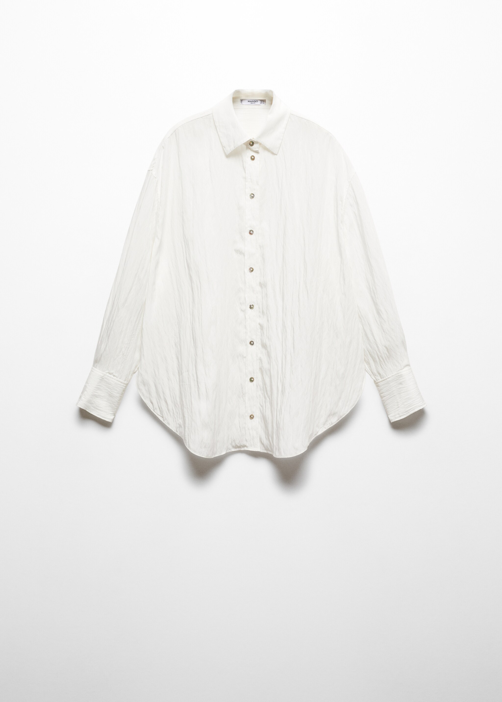 Creased-effect shirt - Article without model