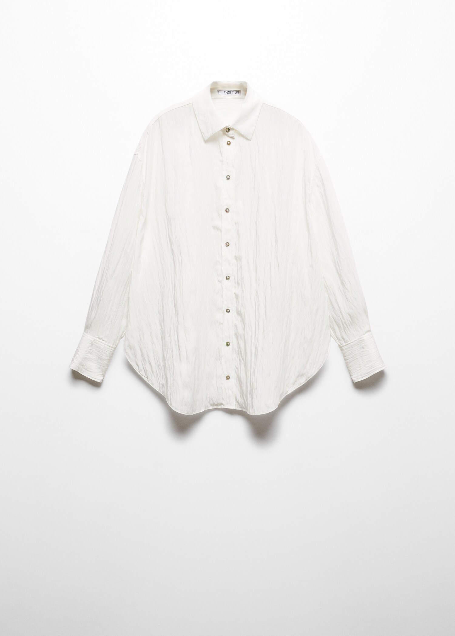 Creased-effect shirt - Article without model