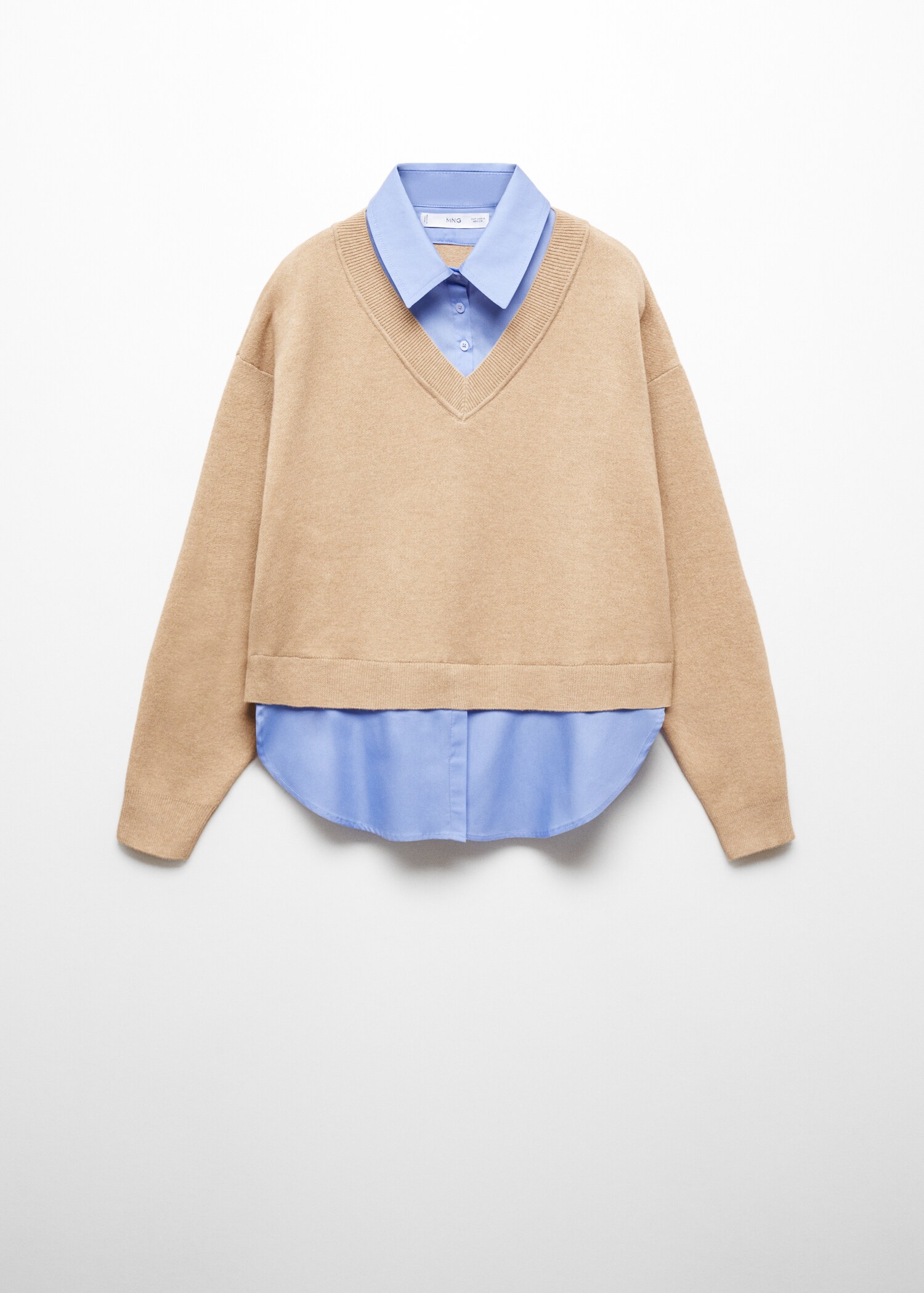 Pull-over chemise combiné - Article sans modèle