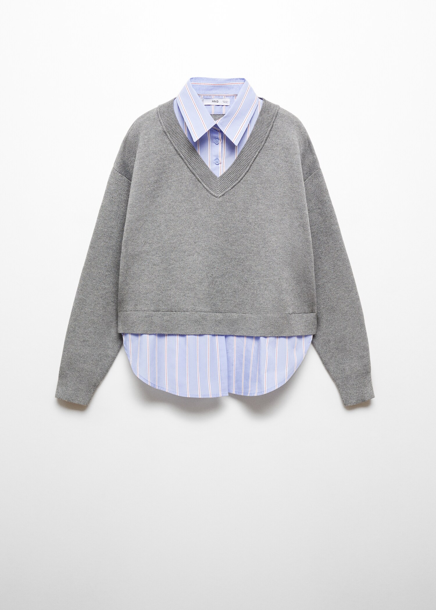 Pull-over chemise combiné - Article sans modèle