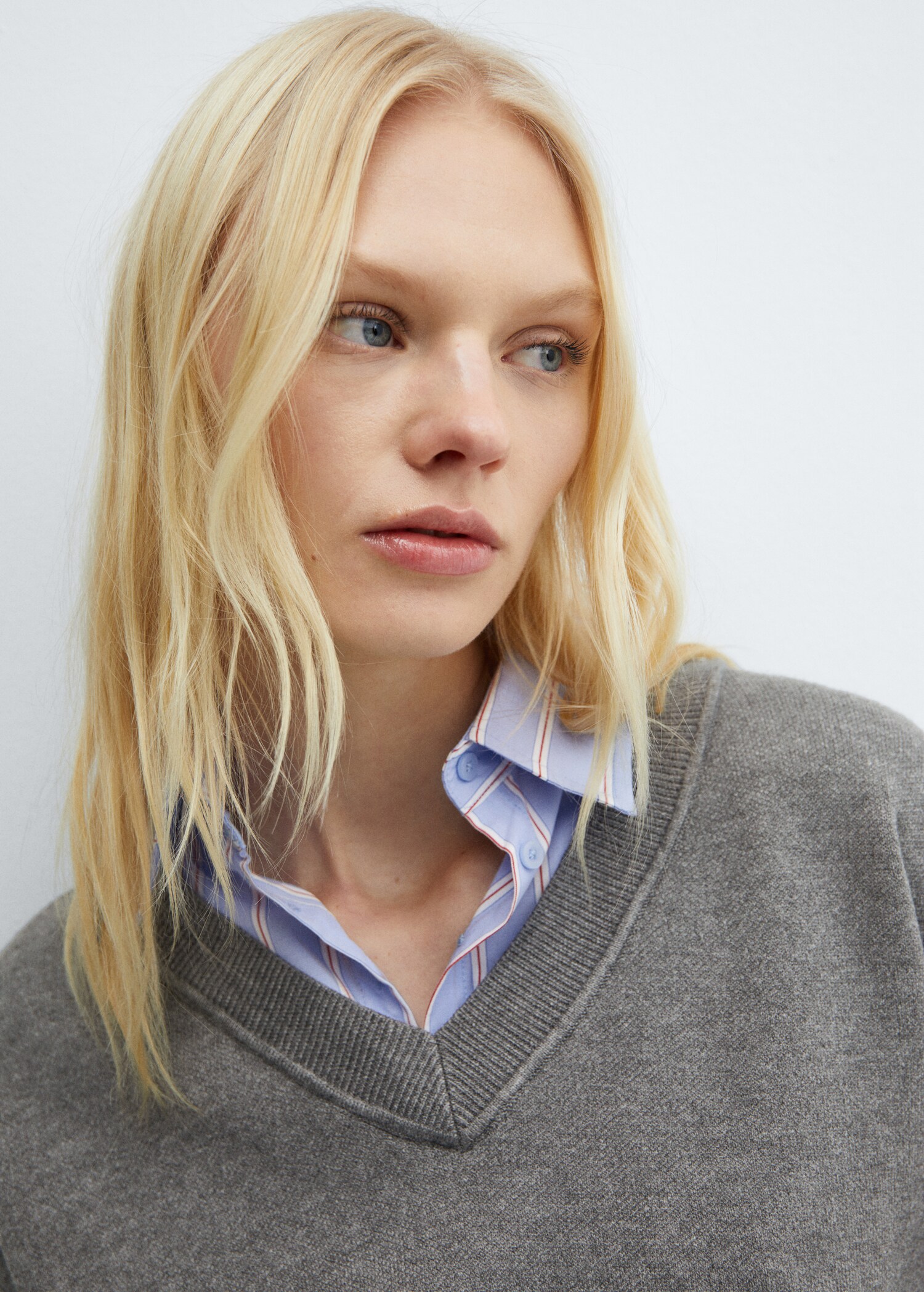 Pull-over chemise combiné - Détail de l'article 1
