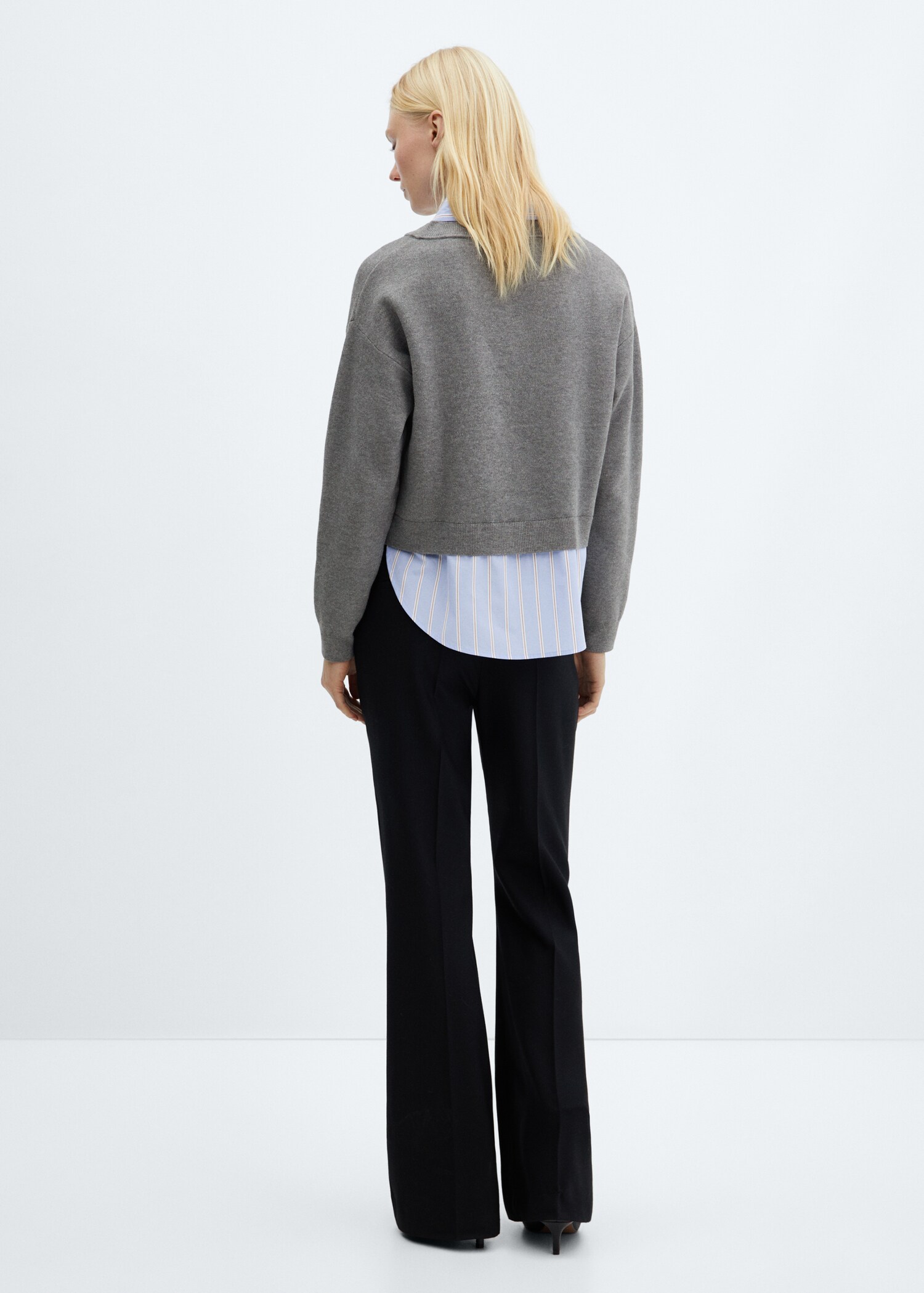 Pull-over chemise combiné - Verso de l’article