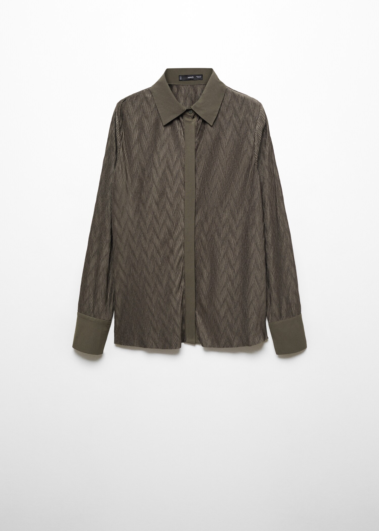 Camicia texture bottoni - Articolo senza modello