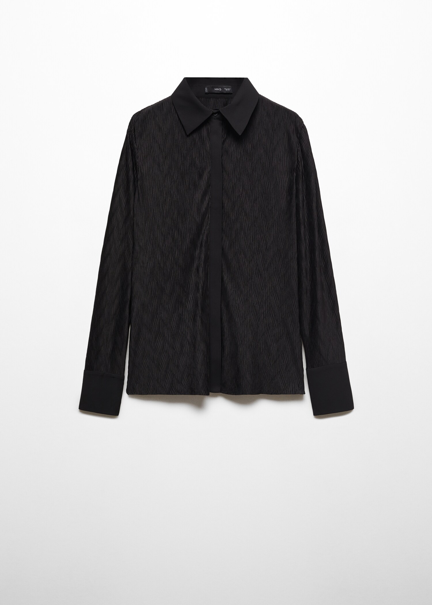 Camicia texture bottoni - Articolo senza modello