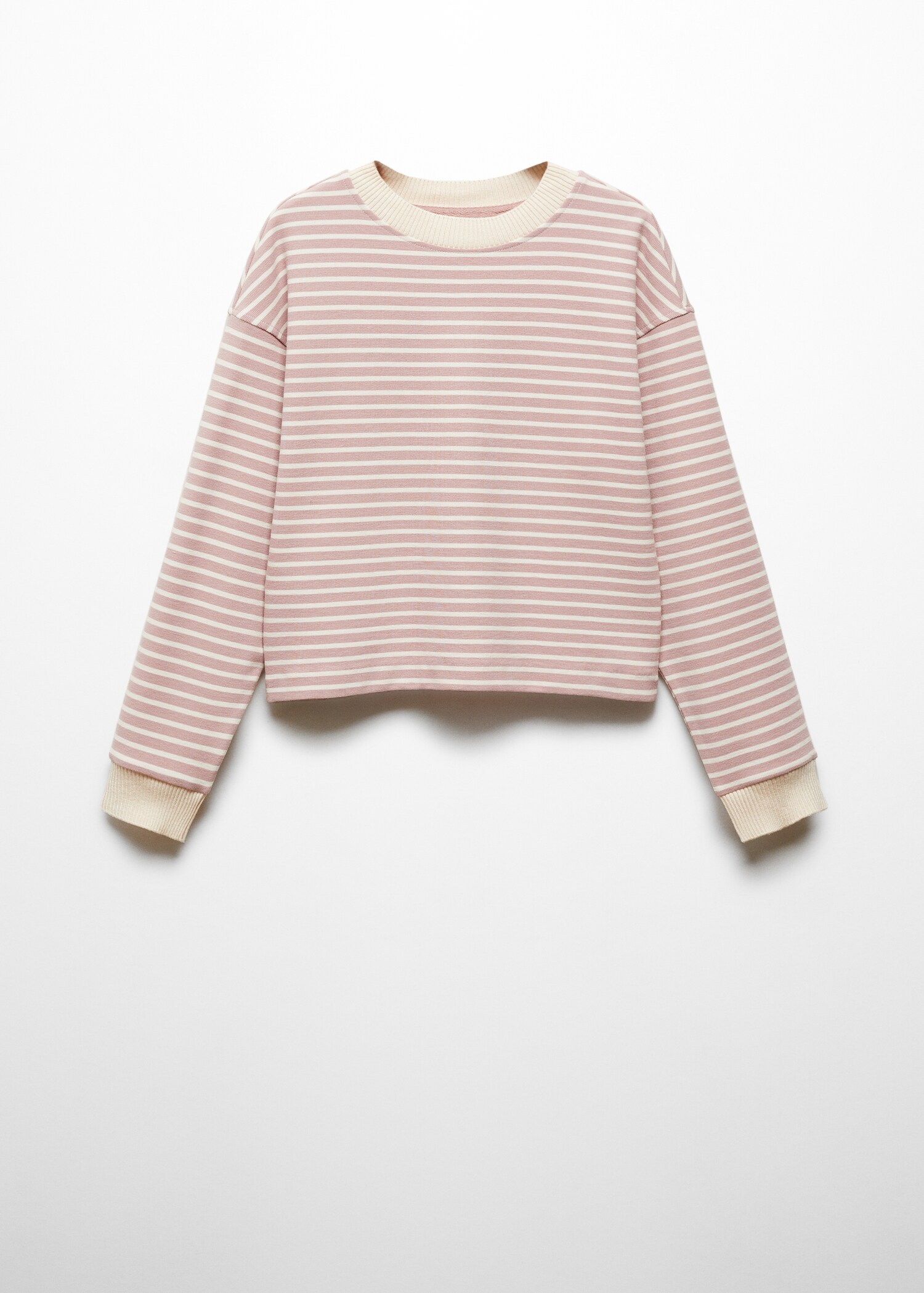 Gestreiftes Strick-Sweatshirt - Artikel ohne Model