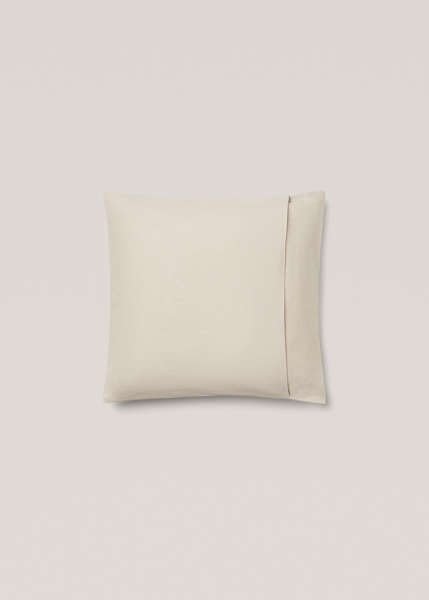 Textured cotton cushion case 45x45cm - Details of the article 1