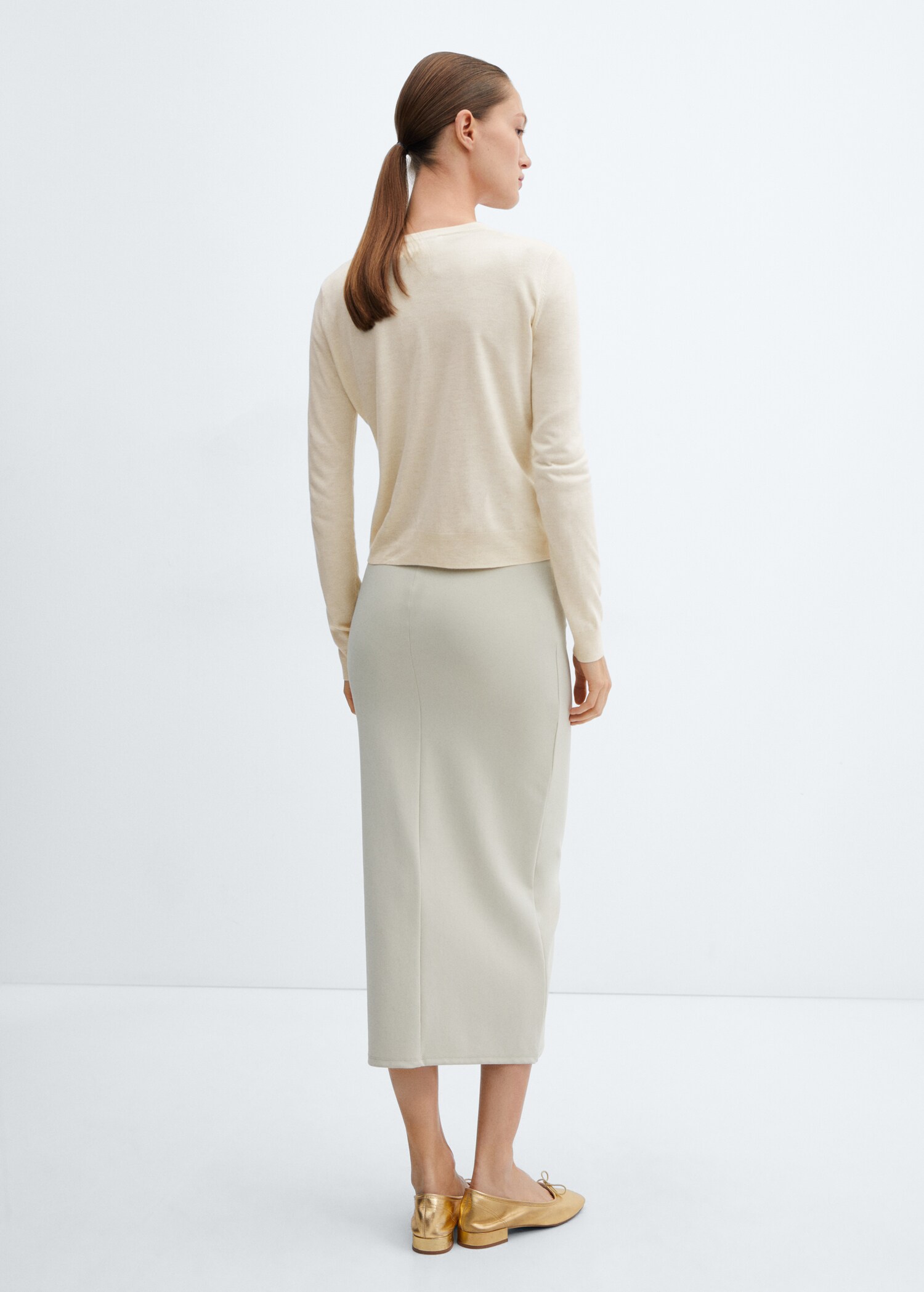 Pull-over maille col rond - Verso de l’article